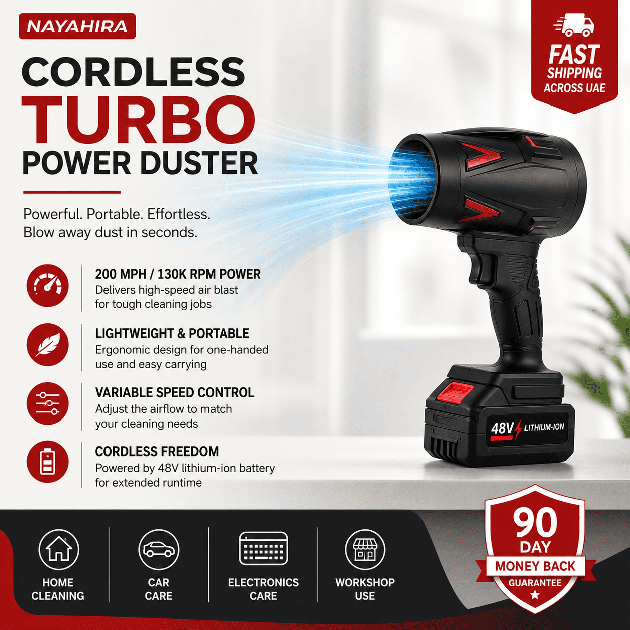 Cordless Jet Duster Blower